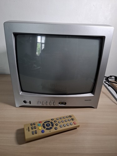 Toshiba crt silver tv pal - 14",