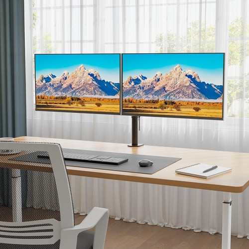 Inch dual monitors and desk - dual,