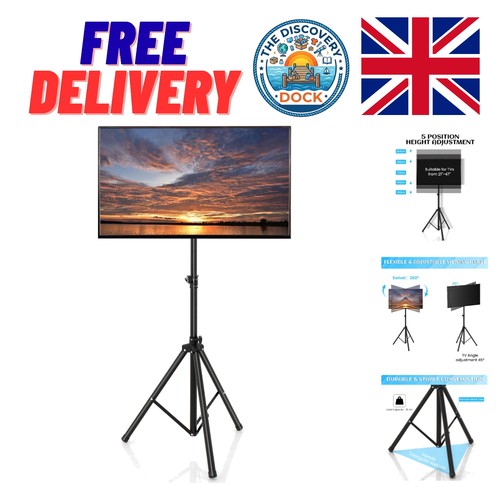 Folding tripod stand - tv, with